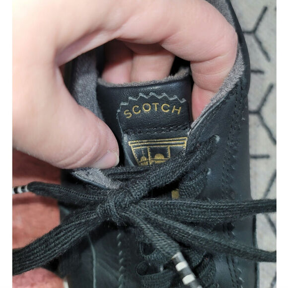 SCOTCH & SODA Plakka Low-Top Sneakers in Black, sz 8.5 - Picture 10 of 16